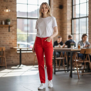 434 - SANTANA JEANS 10x30 REDISH/PINK